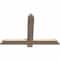 Ekena Millwork Eugene Smooth Timber Gable Bracket, Douglas Fir, 36"W x 24"H x 1 1/2"D x 3 1/2"F, 16/12 Pitch GBW036X24X0204EUG00SDF - alternate 3